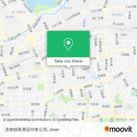 济南锐务票证印务公司 map