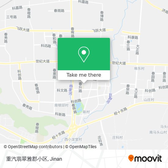 重汽翡翠雅郡小区 map