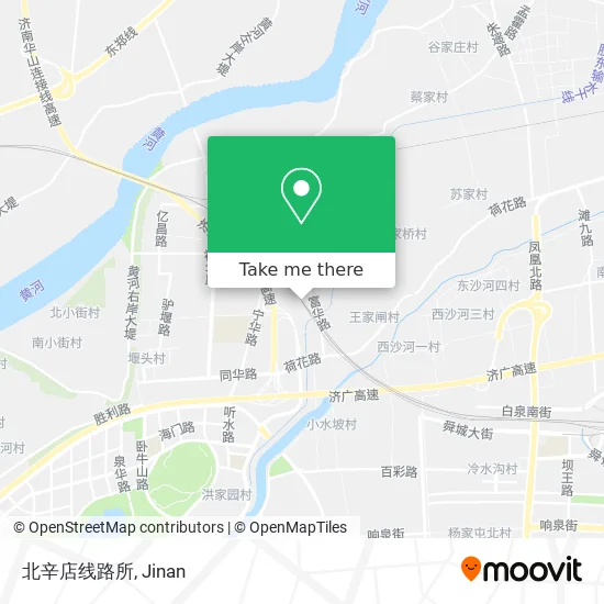 北辛店线路所 map