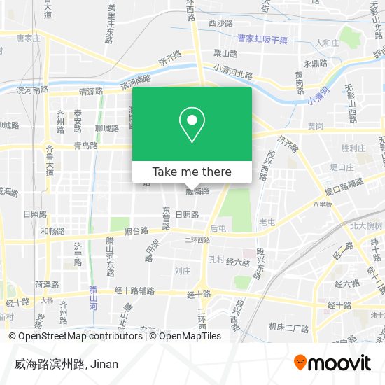 威海路滨州路 map