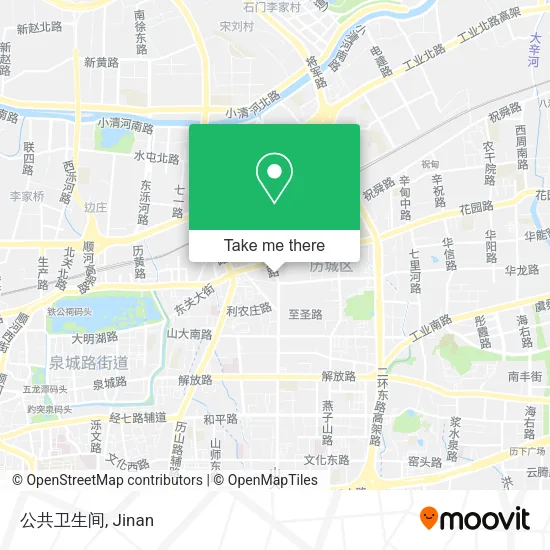 公共卫生间 map