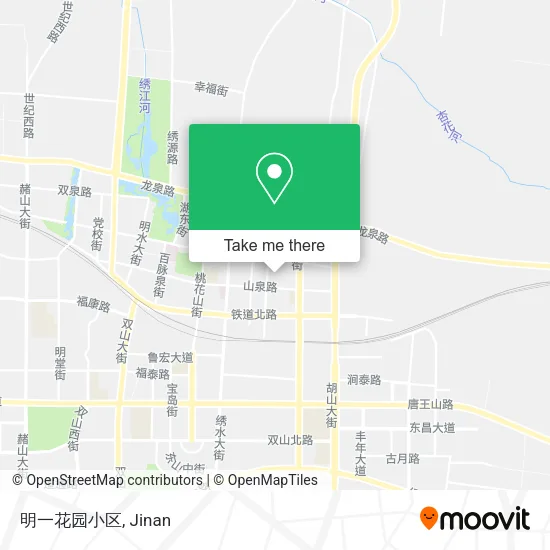 明一花园小区 map
