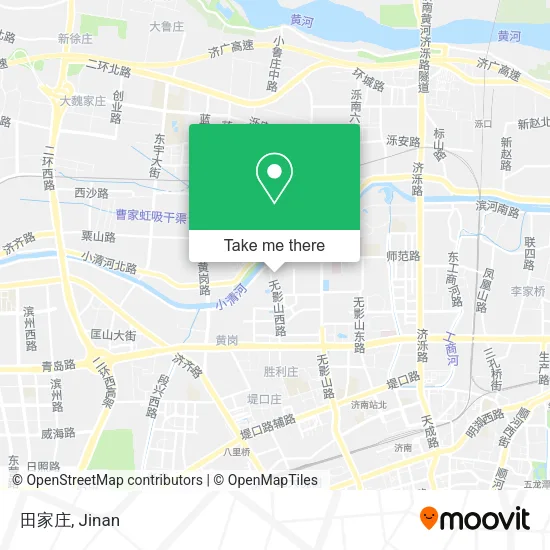 田家庄 map
