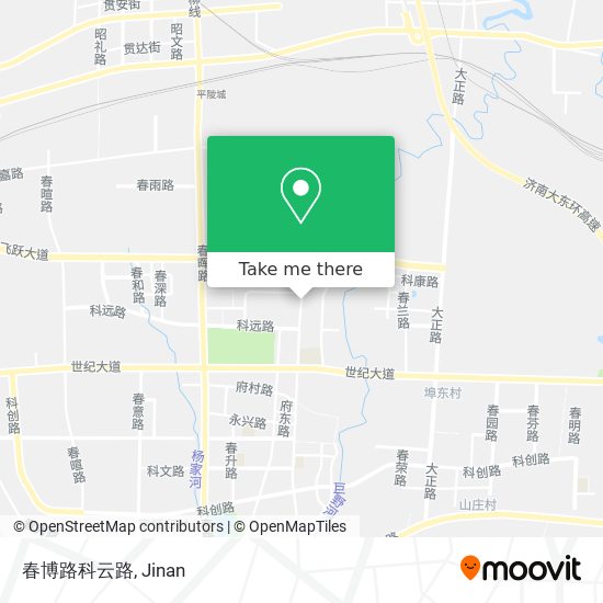 春博路科云路 map