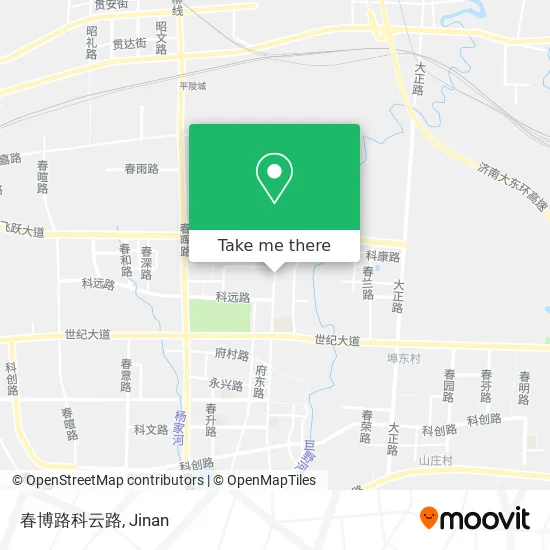 春博路科云路 map
