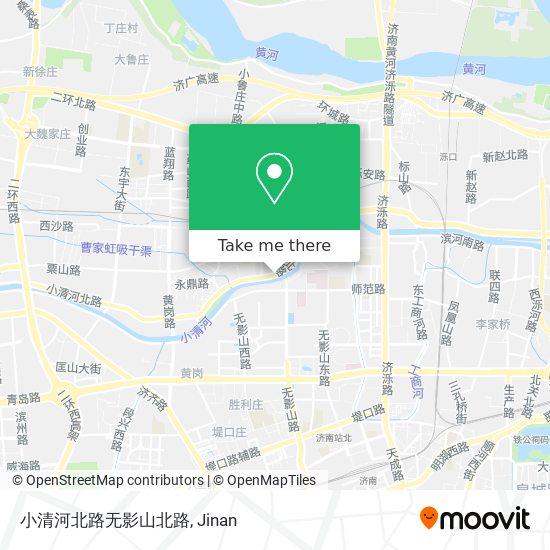 小清河北路无影山北路 map