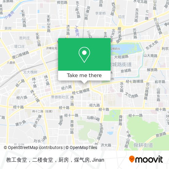 教工食堂，二楼食堂，厨房，煤气房 map