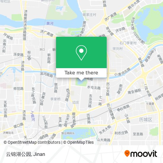 云锦湖公园 map