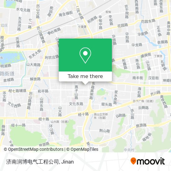 济南润博电气工程公司 map
