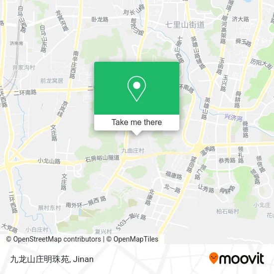 九龙山庄明珠苑 map