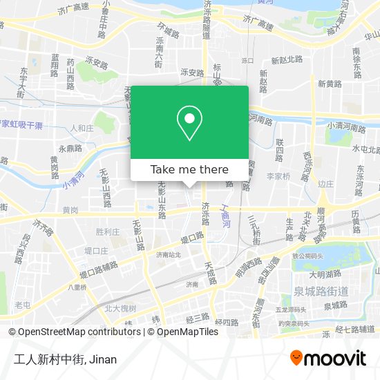 工人新村中街 map