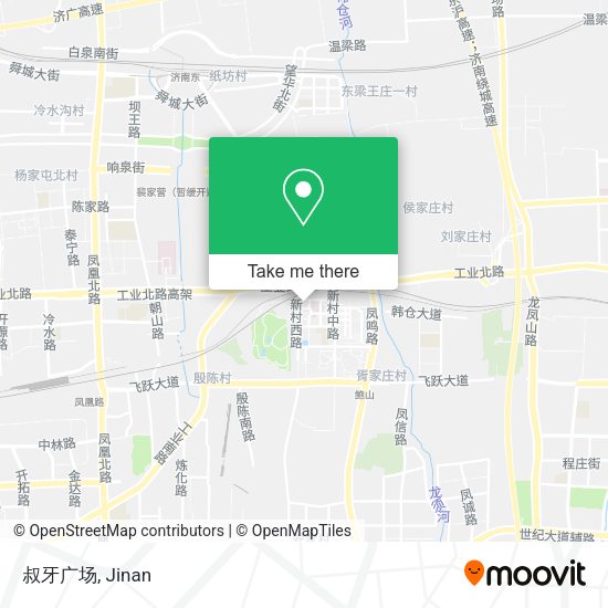 叔牙广场 map