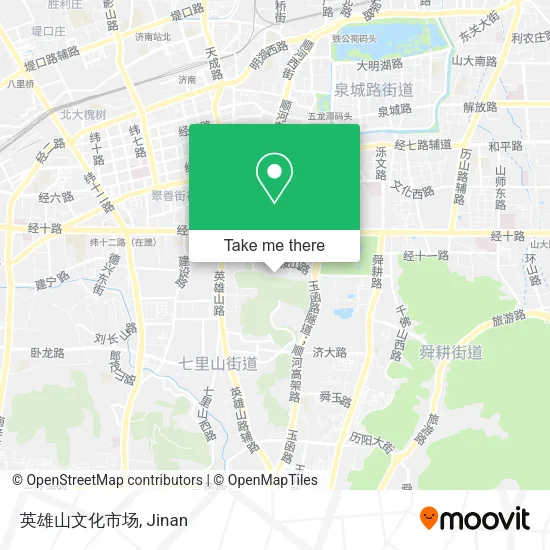 英雄山文化市场 map