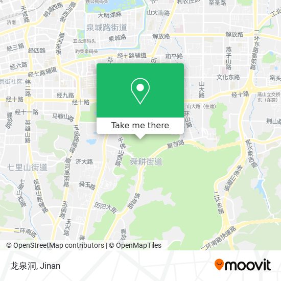 龙泉洞 map