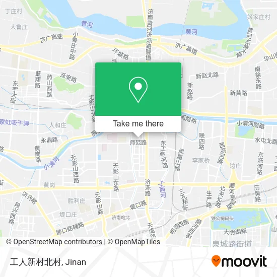 工人新村北村 map