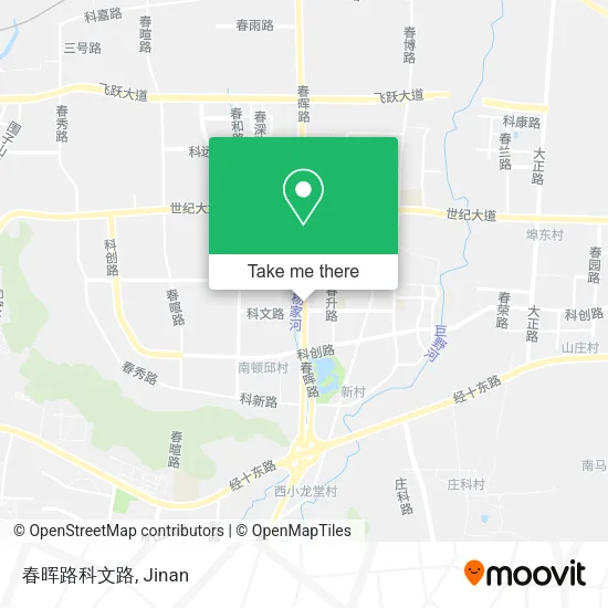 春晖路科文路 map