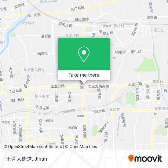 王舍人街道 map