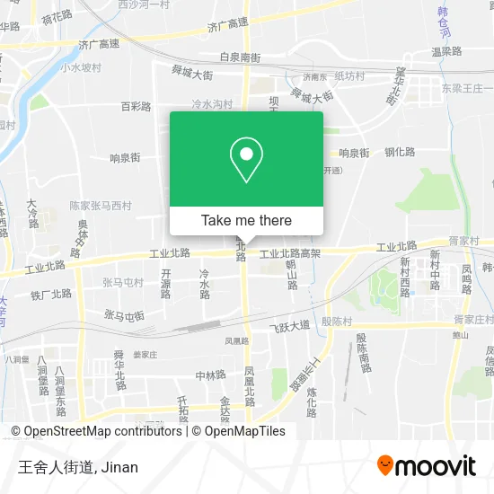 王舍人街道 map
