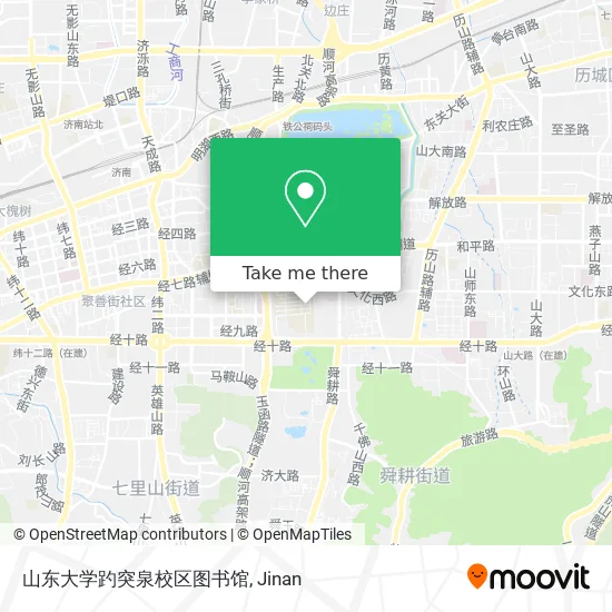 山东大学趵突泉校区图书馆 map