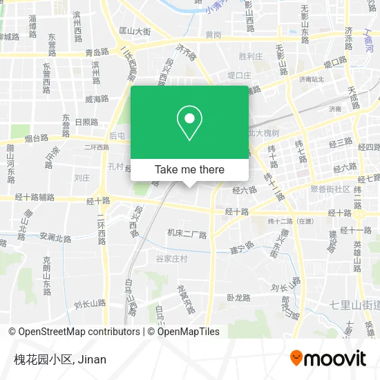 槐花园小区 map