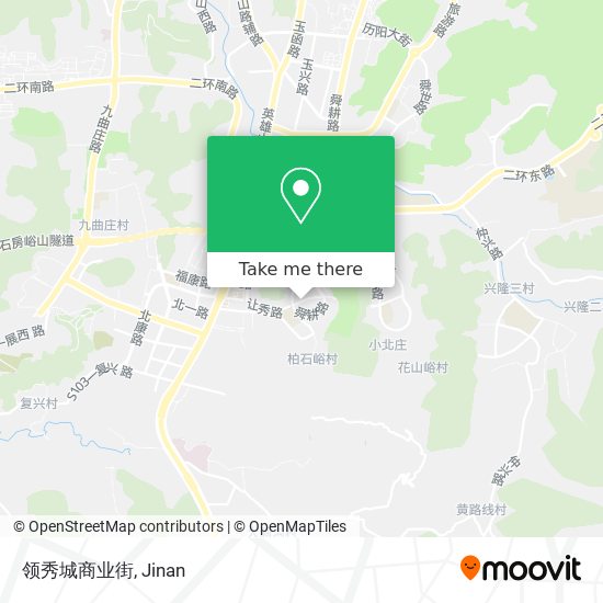 领秀城商业街 map