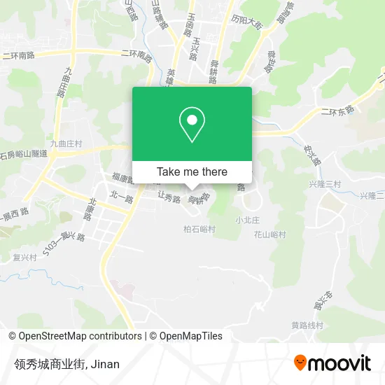 领秀城商业街 map