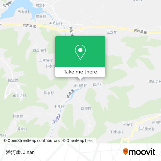 潘河崖 map