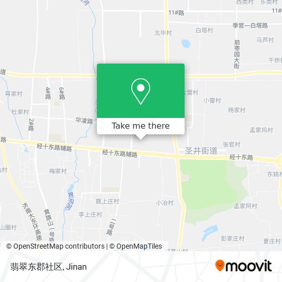 翡翠东郡社区 map