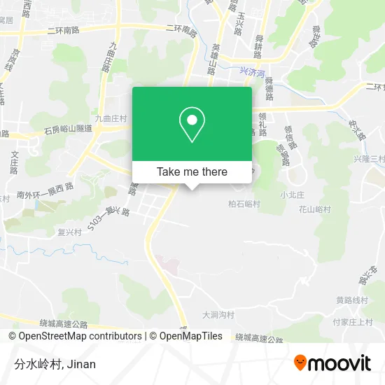 分水岭村 map