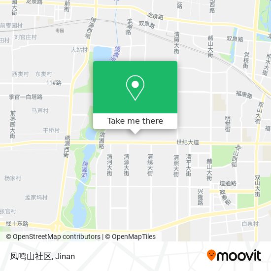凤鸣山社区 map