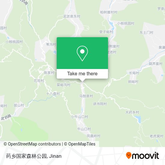 药乡国家森林公园 map