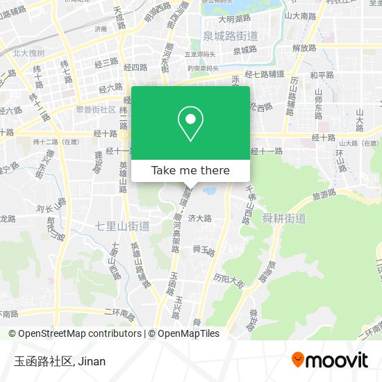玉函路社区 map
