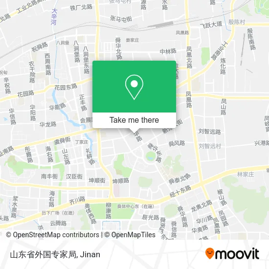 山东省外国专家局 map