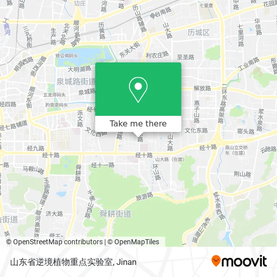 山东省逆境植物重点实验室 map