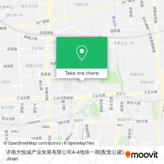 济南大悦城产业发展有限公司A-4地块一期(配套公建) map