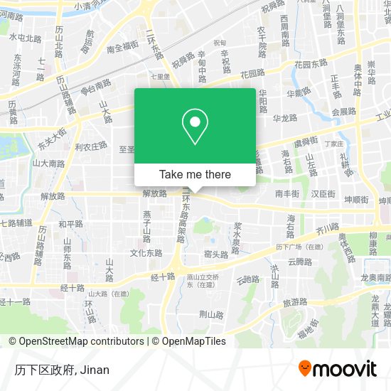 历下区政府 map