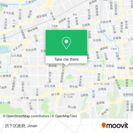 历下区政府 map