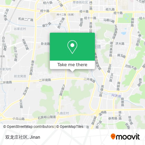 双龙庄社区 map