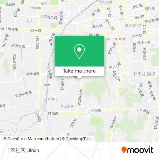 十区社区 map