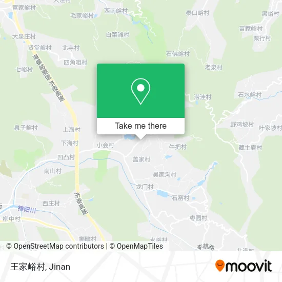 王家峪村 map