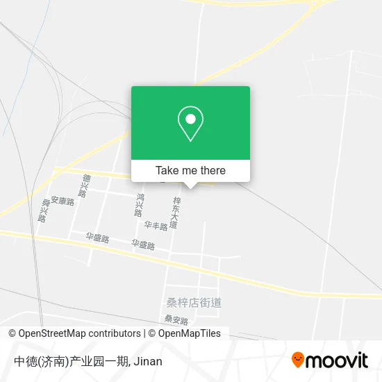 中德(济南)产业园一期 map