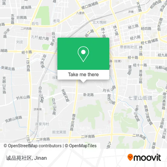 诚品苑社区 map