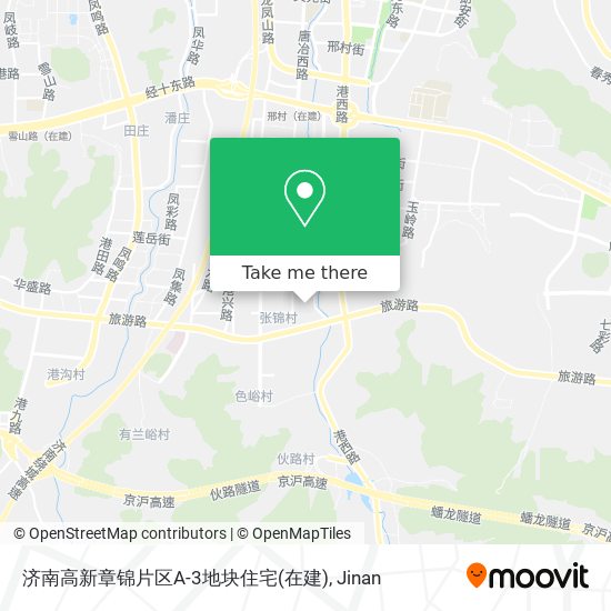 济南高新章锦片区A-3地块住宅(在建) map