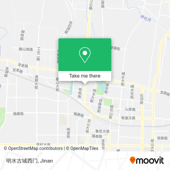 明水古城西门 map