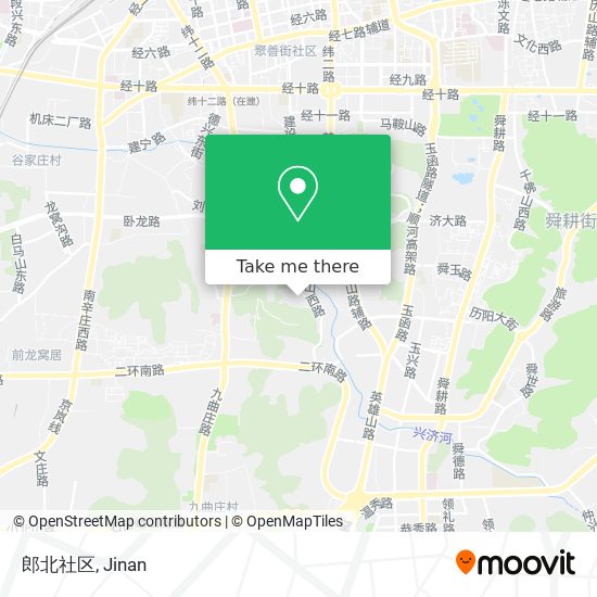 郎北社区 map