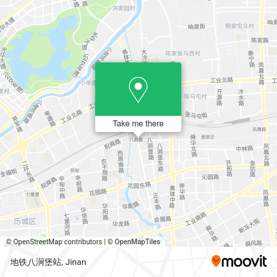 地铁八涧堡站 map