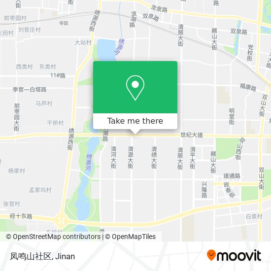 凤鸣山社区 map