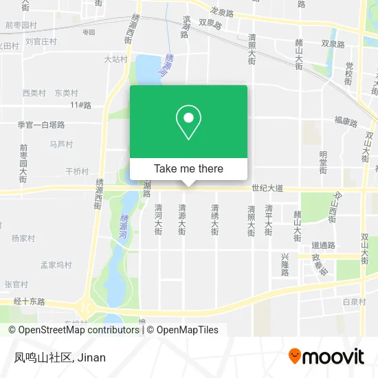 凤鸣山社区 map