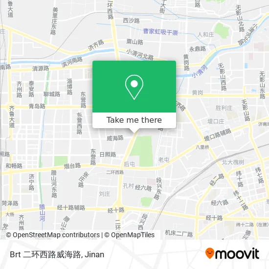 Brt 二环西路威海路 map