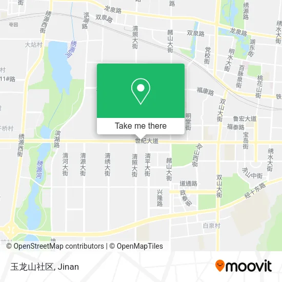 玉龙山社区 map